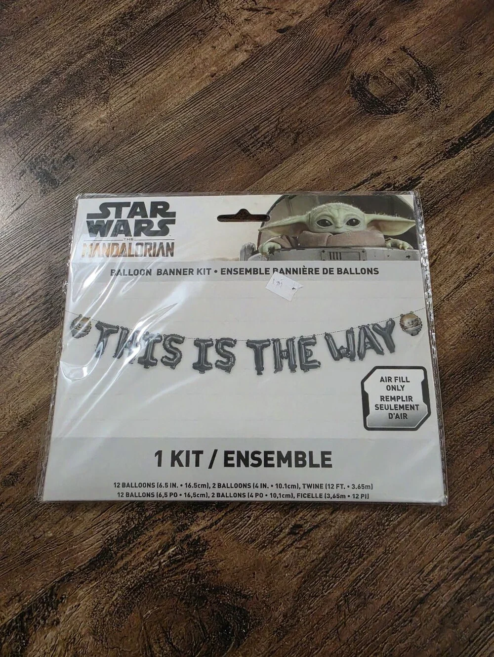 Star Wars Mandolorian Balloon Banner Kit